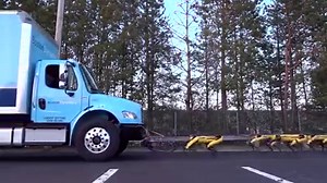 17K views · 60 reactions | WATCH: Four-legged robots from Boston Dynamics pull a large truck. The Spot-mini robots can do a lot of things: like opening doors, picking up objects, and climbing stairs. It runs entirely on electric power. | WXII 12 NEWS | Facebook