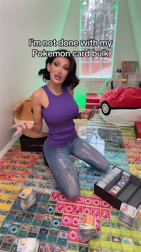 Reby Hardy on Instagram: "If only lol #pokemon #pokemontcg #couplecomedy #wrestling Pokemon card floor"