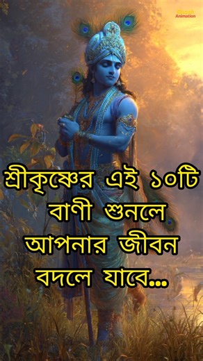 ‎“শ্রীকৃষ্ণের এই ১০টি বাণী শুনলে আপনার জীবন বদলে যাবে…” #krishna #bengaliquotes #shorts