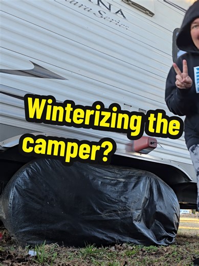 Prepping for this cold front. What do you do to prepare the camper for freezing temps? #cluelesscamper #camperliving #winter #rvtips #rvlifestyle
