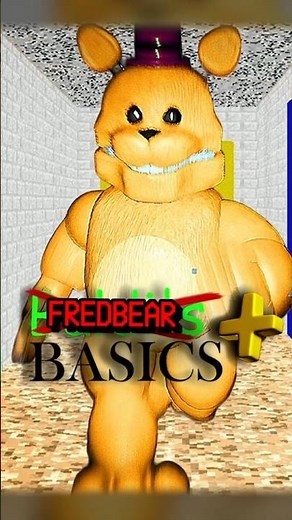 The fastest Fredbear is back and now he's in Baldi's Basics... 😨 FNAF Mod #fnaf #fredbear #baldi