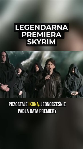 Legendarna premiera Skyrim! #shorts #reels #skyrim #bethesda #ps5
