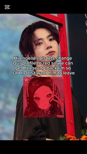 Pls change your pfp to Red for Heeseung 😭💔 | @Msxbutterflyfriend