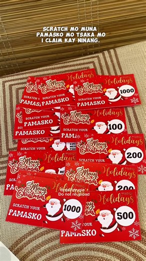 Unique Twist for Christmas Gifts: Scratch It Christmas Card