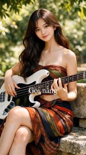 White Summer | Song by Trinh Cong Son | AI Cover with Bass Guitar #shorts