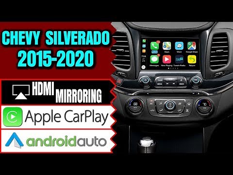Chevrolet Suburban 2015-2019 Navigation MyLink Video Interface, Apple CarPlay, Smartphone Mirroring
