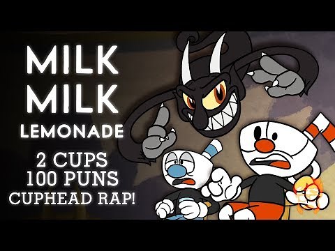 MILK MILK LEMONADE | 2 CUPS 100 PUNS | Animated Cuphead Rap!