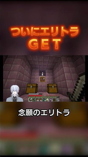 初めてのエリトラGETや！ #vtuber #マイクラ
