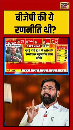 बीजेपी की ये रणनीति थी? | #bjp #mahayuti #bmcelections2026 #shorts