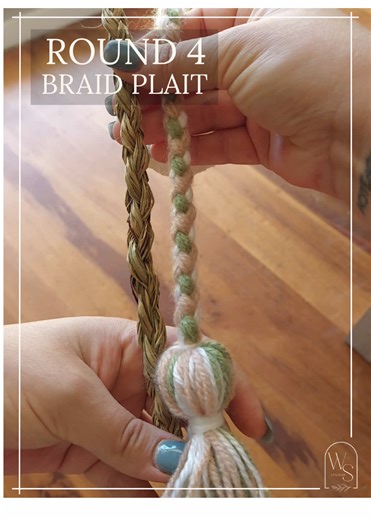 As requested a quick how to video on creating the round 4 strand braid as seen in a previous reel l shared. This is used in Maori poi making when braiding the taura (cord) or during other projects that might use harekeke, muka, leather or yarn. Keep in mind there are different ways to do this, I'm showing you how I've been taught. xo Sarah xo #howtovideo #poi #braidingtips #howtoreel #tutorialreel