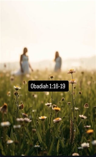 Obadiah 1:16-19 - A Promise of Deliverance and Hope: In Obadiah, we see the powerful message of deliverance for those who trust in God's promises. Reflect on how His word offers hope and assurance in our lives today, encouraging us to stand firm amidst challenges. #faith #bibleverse #Jesus #deliverance #hope