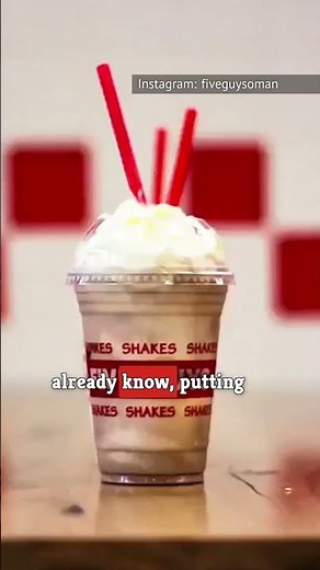 Your Five Guys Milkshake Could Be Even Better