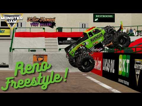 BeamNG Monster Jam: Reno 2026 Freestyle Teaser!