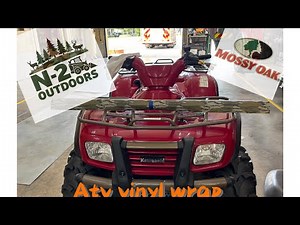 Vinyl atv wrap kit (mossy oak bottomland)