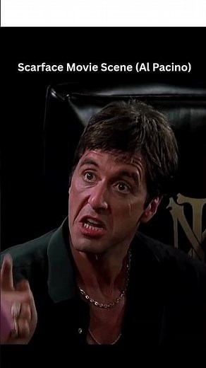 Tony Montana × Manny | Scarface Aesthetic Scene #respect #shorts #alpacino