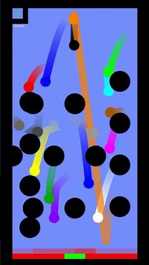 Fast 16 Marble Race In Algodoo