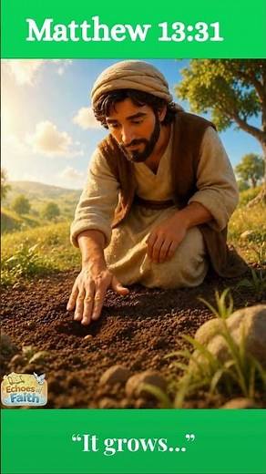 It Starts Small… Then It Grows | Matthew 13:31 #bibleshorts