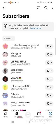 my new sub ☺️🙏