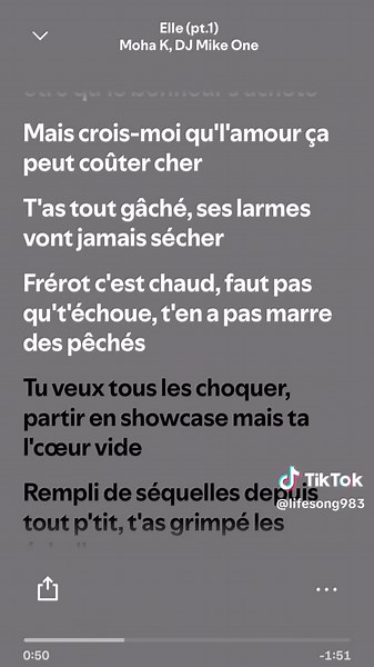 Elle - paroles de la chanson Mohak (lyrics)