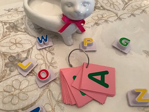 DIY Quick & Simple Alphabet Flashcards - How to Make Flashcards for Toddlers or Preschoolers