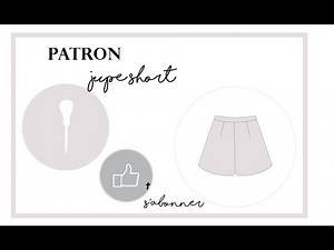 Patron d'une jupe Pantalon.