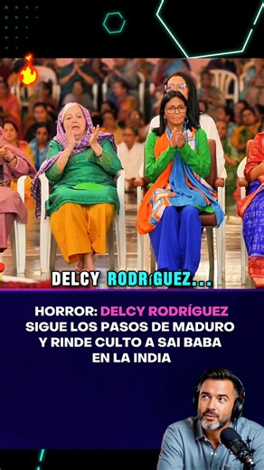 🇻🇪🇮🇳 Delcy Rodríguez Visits Sai Baba Devotional Center and Sparks Debate #Venezuela #ChristianNews