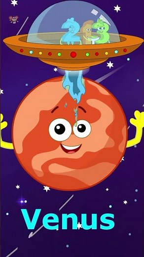 Sing Along Planet Song for Toddler #shorts #nurseryrhymes #planets #solarsystem #solarsystemsong