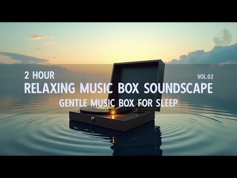 2 Hours Relaxing Music Box Soundscape Vol.02 | Gentle Music Box for Sleep