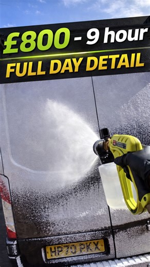 £800 9 hour full day car detail