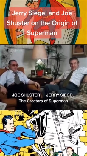 Happy #SupermanDay. Here Jerry Siegel and Joe Shuster talk the origins of Superman #superman #dc #comics | Comic Concierge