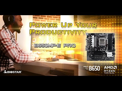 BIOSTAR B650MP-E PRO powers up your productivity