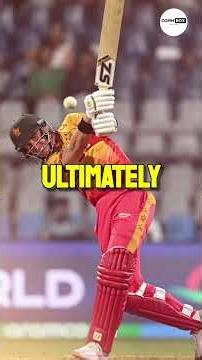 Zimbabwe's bowling and fielding let them down | #cricket #t20worldcup #t20cricket #westindiescricket