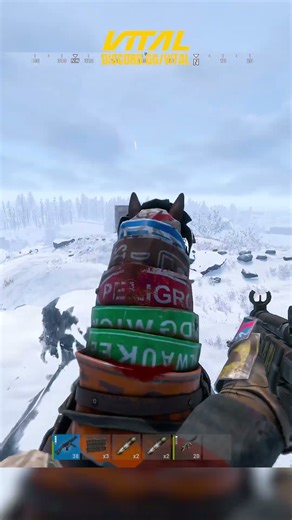 Countering CHEATERS RAID 😳 #rust #rustgame #rustshorts #vitalrust