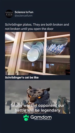 Science Is Fun By Tomas Rosko on Instagram: "In the 1920s–30s, quantum mechanics was new and puzzling. The Copenhagen interpretation suggested particles exist in superpositions (like being “here and there”) until measured. Erwin Schrödinger found this absurd for everyday objects, so in 1935 he proposed his famous cat thought experiment. 🐱 The Setup A cat is sealed in a box with: Radioactive material (50% chance of decay in an hour) A Geiger counter linked to a poison vial If the atom decays, th