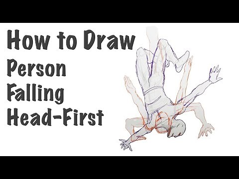 Learn to Draw a Person Falling Head-First (tutorial)