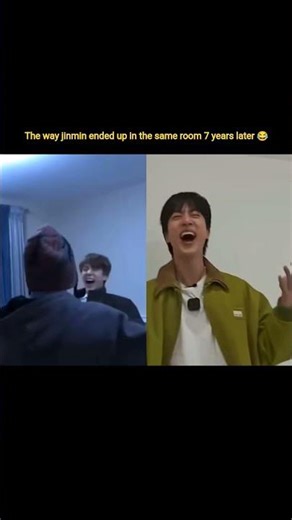 The way jinmin ended up in the same room 7 years later 😂😂