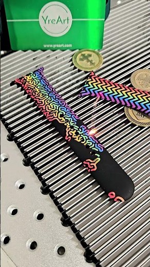 Rainbow Strap Marking with 30W Fiber Laser 🌈