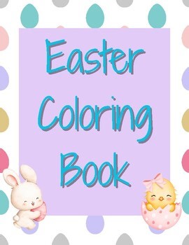 Easter-themed Coloring Book Pages (30 total coloring pages)