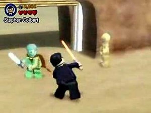 Lego Colbert Green Screen Challenge