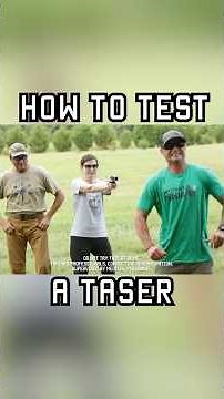 How to test a TASER #navyseal #taser #reels #military
