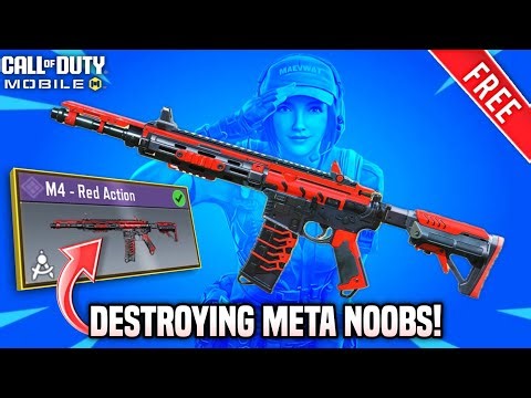 New Free M4 Red Action is a Meta Destroyer in CODM