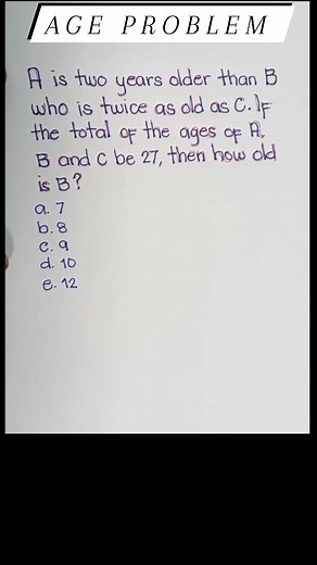 6.6K views · 94 reactions | CSE practice question / age problem / civil service exam reviewer #civilserviceexamination2025 #civilservicespreparation #civilserviceexam #CivilServicesExamination #civilserviceexam2025 #CSEReview | Arturo Infornon Malag Jr. | Facebook