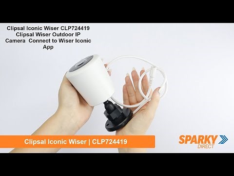 Clipsal Iconic Wiser CLP724419 | Clipsal Wiser Outdoor IP Camera | Connect to Wiser Iconic App