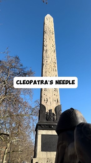 199K views · 1.9K reactions | The oldest man-made object on the streets of London is this: Cleopatra’s Needle. It is an Ancient Egyptian obelisk, raised in Heliopolis in around 1450BC. It was presented to Britain by the then ruler of Egypt, a man called Muhammad Ali, who was Balkan-born viceroy of Egypt on behalf of the Ottoman Empire. There is a detail at the base of the Needle that many miss… #london #londonhistory #livinglondonhistory | Living London History | Facebook