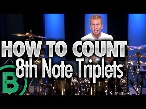 How To Count 8th Note Triplets - Beginner Drum Lessons