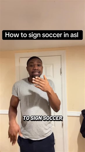 Anthony Imafidon on Instagram: "Learn how to sign soccer in asl Comment below what your favorite soccer team #asl #americansignlanguage #signlanguage"