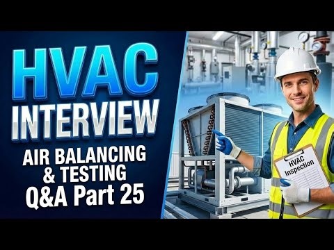 HVAC Interview Questions & Answers Part 25| Air Balancing & Testing | TAB Commissioning Explained