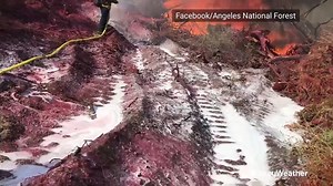 3.5K views · 72 reactions | Officials with Angeles National Forest, site of the massive Bobcat Fire, said the 114,000-acre wildfire had reached 50% containment on Sept. 24. The fire has been burning since early September. https://bit.ly/362HOzg | AccuWeather | Facebook