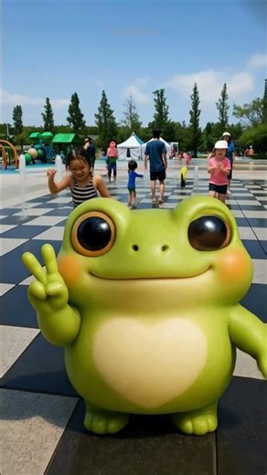 Froggy Dance Fun! 🐸🎶💚✨😂 #youtube #crazy #frog #dance #ytshorts #yt #shorts #viral #reels #viralvideo