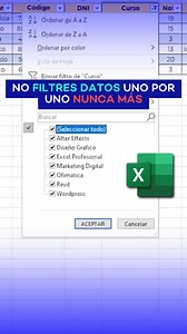 ¡Aprende a filtrar tu tabla dinámica como un experto! 🔍📊 Te mostramos 4 formas diferentes para aplicar filtros y optimizar tu trabajo Síguenos para más tips y mejora tus habilidades en Excel 📈 . . . #aprendeexcel #excelpro #excelparatodos #exceltips #exceltricks #tablasdinamicas #excel #tipsdeexcel #productividad | Cámara de Comercio y Capacitación Internacional